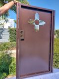 Privacy Metal Zia Symbol Gate #7016 R. O. width 36" by 60" H 2 small