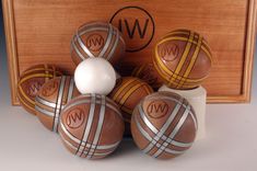 Bocce Sets With Painted Balls 5 small