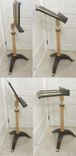 Music Stand In Walnut,Ash And Brass 6 small