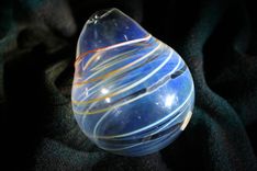 Hand Blown Glass Ornaments 5 small