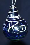 Hand Blown Glass Ornaments 7 small