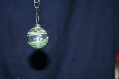 Hand Blown Glass Ornaments 8 small