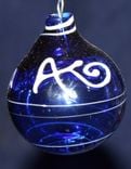 Hand Blown Glass Ornaments 12 small