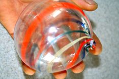 Hand Blown Glass Ornaments 18 small
