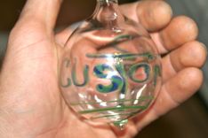 Hand Blown Glass Ornaments 19 small
