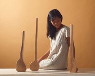 Oak Wood Sculptures 2 small
