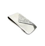 Textured Money Card Holder - Etched Credit Card Holder - Engagement Gift 4 small