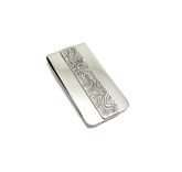 Fathers Day Money Clip - Striped Money Clip - Mens Textured Money Clip - Custom Money Clip 2 small