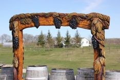 Wedding Arch For Carlos Creek Winery 3 small