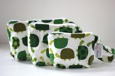 Gusseted Messy Bag Set (Snack Bags) - Turtles 1 small