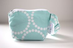 Mini Gusseted Messy Bags (Snack Bags) - Aqua Pearl Bracelet 1 small
