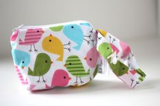 Mini Gusseted Messy Bags (Snack Bags) - Birds In Spring 1 small