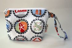 Small Gusseted Messy Bags (Snack Bags) - Ocean Bottle Caps 4 small