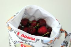 Small Gusseted Messy Bags (Snack Bags) - Ocean Bottle Caps 5 small