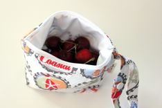 Small Gusseted Messy Bags (Snack Bags) - Ocean Bottle Caps 6 small