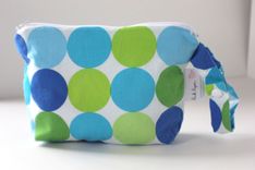 Large Gusseted Messy Bags (Snack Bags) - Caribe Dot 1 small