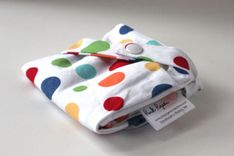 Small Lay Flat Messy Bags (Wet Bags) - Lolli Dot In Play 1 small