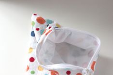 Small Lay Flat Messy Bags (Wet Bags) - Lolli Dot In Play 5 small