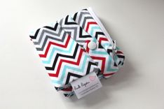 Small Lay Flat Messy Bags (Wet Bags) - Zigzag Celebration 1 small