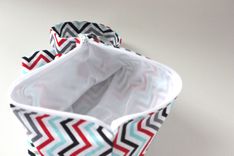 Small Lay Flat Messy Bags (Wet Bags) - Zigzag Celebration 4 small