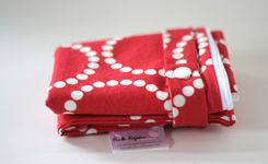 Large Lay Flat Messy Bags (Wet Bags) - Red Pearl Bracelet 1 small