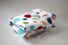 Large Lay Flat Messy Bags (Wet Bags) - Lolli Dot In Play 1 small