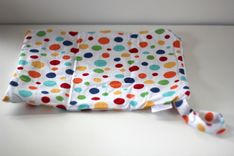 Large Lay Flat Messy Bags (Wet Bags) - Lolli Dot In Play 2 small