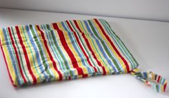 Large Lay Flat Messy Bags (Wet Bags) - Retro Cha Cha Stripe 3 small