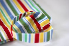 Large Lay Flat Messy Bags (Wet Bags) - Retro Cha Cha Stripe 4 small