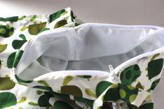 Large Lay Flat Messy Bags (Wet Bags) - Turtles 6 small