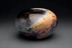 Saggar Fired Porcelain Ceramic Vessels 3 small