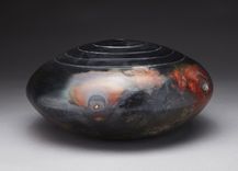 Saggar Fired Porcelain Ceramic Vessels 19 small