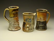 Ceramic Beer Steins 3 small
