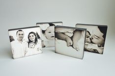 Custom Photo Art, Family Portrait, Set Of 4 2 small
