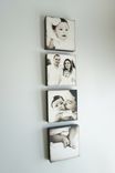 Custom Photo Art, Family Portrait, Set Of 4 3 small
