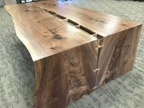 Live-Edge Slab Dining Room Table 2 small