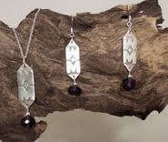 Monogram Earrings And Necklace 1 small