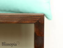 Waterfall Bench, Modern Design, Miter Bench, Contemporary Bench 3 small