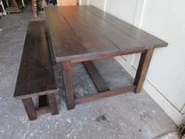 Dining Table And Bench 2 small