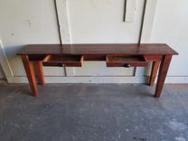 Sofa Table From Reclaimed Wood Custom Made In The Usa 3 small