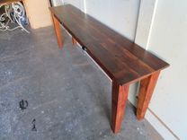 Sofa Table From Reclaimed Wood Custom Made In The Usa 4 small