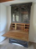 Bookcase Desk Made From Reclaimed Wood In The Usa 2 small