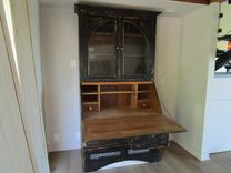 Bookcase Desk Made From Reclaimed Wood In The Usa 3 small