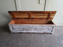 Table Bench Chest Made From Reclaimed Wood In The Usa 2 small