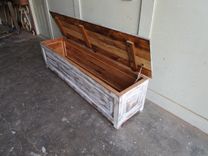 Table Bench Chest Made From Reclaimed Wood In The Usa 4 small