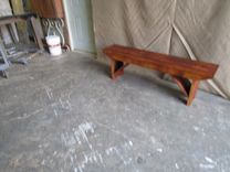 Bench Made From Reclaimed Wood In The Usa 2 small