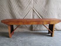 Bench Made From Reclaimed Wood In The Usa 4 small