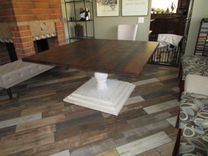 Square Dining Room Table With Tiered Tuscany Pedestal Base 1 small