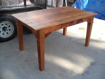 Custom Dining Table Made From Reclaimed Wood Custom Made In The Usa 4 small