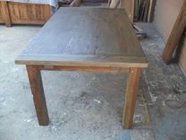 Reclaimed Wood Extension Dining Table Custom Made In The Usa From Reclaimed Wood 3 small